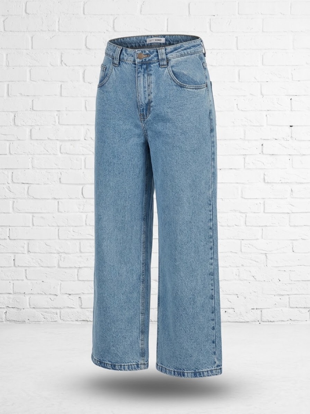 Love SoHo Juniors Low Rise Extreme Baggy Jeans NWT Size 14 Light Wash Y2K Wide